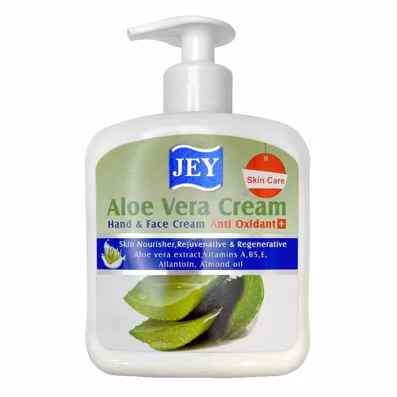 کرم آلوئه ورا تقویت کننده مغذی جوان کننده شاداب کننده و بازسازی کننده پوست جی (450 میل)