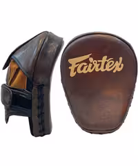 میت پنجه ای چرم طبیعی طرح FAIRTEX قهوه ای