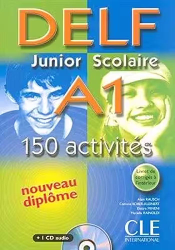 کتاب آزمون فرانسه دلف جونیور اسکولیر Delf Junior Scolaire A1 Textbook   Key