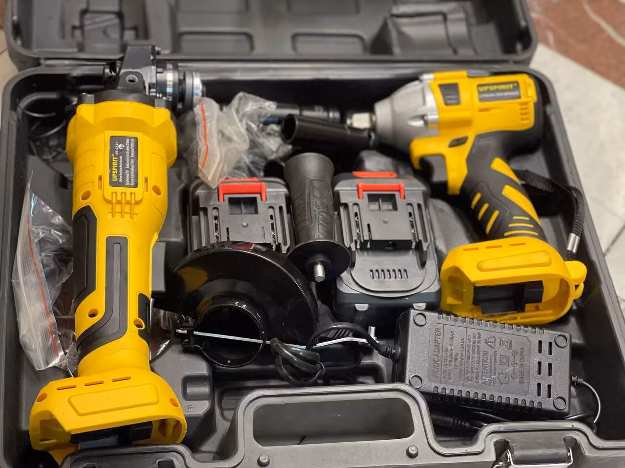 مجموعه 2 عددی مینی فرز و بکس شارژی آپ اسپریت مدل HK-LW01