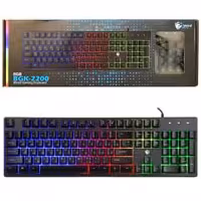 کیبورد سیمدار RGB LED دار Beyond BK-7120