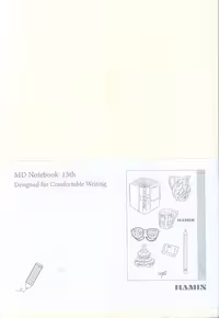 دفتر یادداشت بی خط MD NOTEBOOK (طرح START FINISH،کد 820)