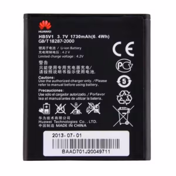 باتری اصلی گوشی هواوی Y560 مدل HB5V1