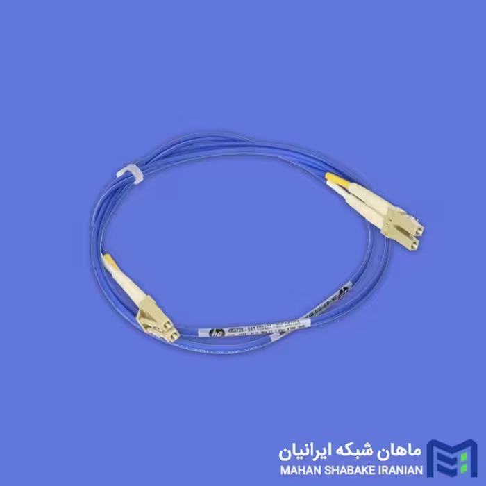 کابل پچ کورد فیبر نوری HP مدل QK732A - LC به LC - OM4 - طول 1 متر