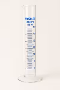 مزور شیشه ای 500 سی سی پایه گرد - یونی گلس