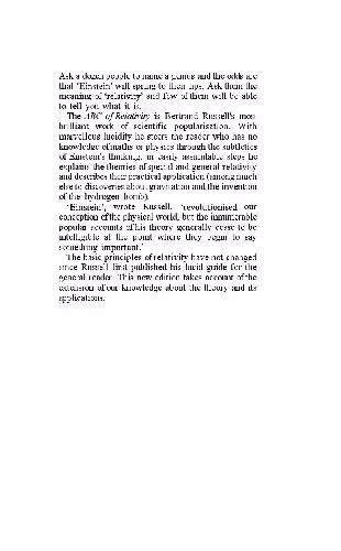 خرید و دانلود نسخه کامل کتاب ABC Of Relativity