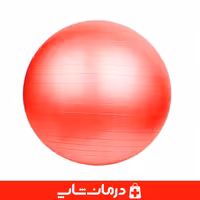 توپ ایروبیک سایز 75 ساده رنگ قرمز کیهان