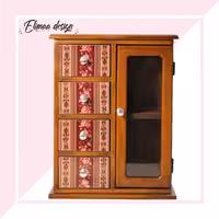 فایل 4 کشو درشیشه ایی کد 003