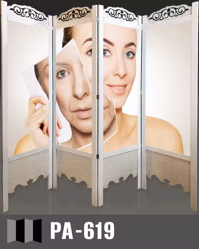 پاراوان تصویری آرایشگاهی مدل PA-619