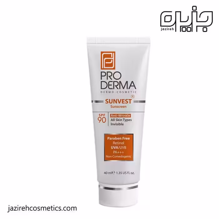 ضد آفتاب بی رنگ ضدچروک SPF90 پرودرما