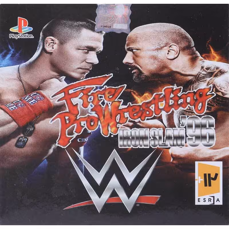 بازی Fire Pro Wrestling Iron Slam ’96 لوح زرین مناسب برای PS1