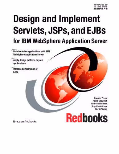 خرید و دانلود نسخه کامل کتاب Design and implement Servlets, JSPs, and EJBs for IBM WebSphere Application Server