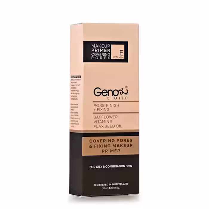 پرایمر صورت ژنوبایوتیک پوست چرب و مختلط Covering Pores حجم 30 میل