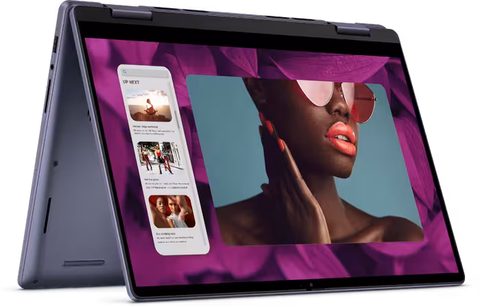 لپ تاپ لمسی دل 14 اینچی مدل Dell Inspiron 7445 R5 8640HS 16GB 512GB