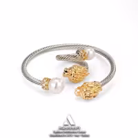 دستبند و انگشتر دیوید یورمن طرح شیر Bracelet & Ring Set SG1