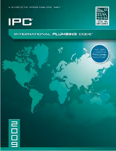 خرید و دانلود نسخه کامل کتاب 2009 International Plumbing Code: Softcover Version