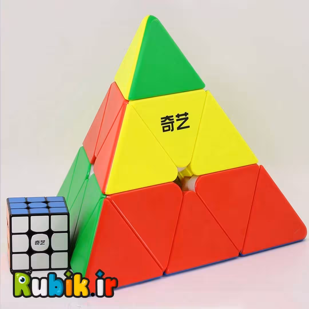 هرم 3*3 کای وای 22 سانتی پلاس QiYi QiMing Plus Pyraminx