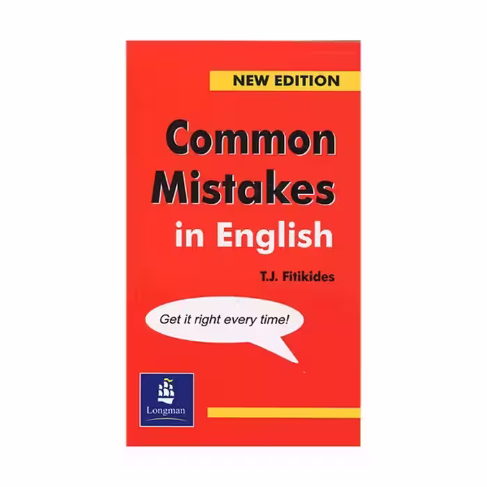 کتاب کامان میستیکس این انگلیش Common Mistakes in English Fitikides قرمز