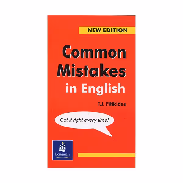کتاب کامان میستیکس این انگلیش Common Mistakes in English Fitikides قرمز