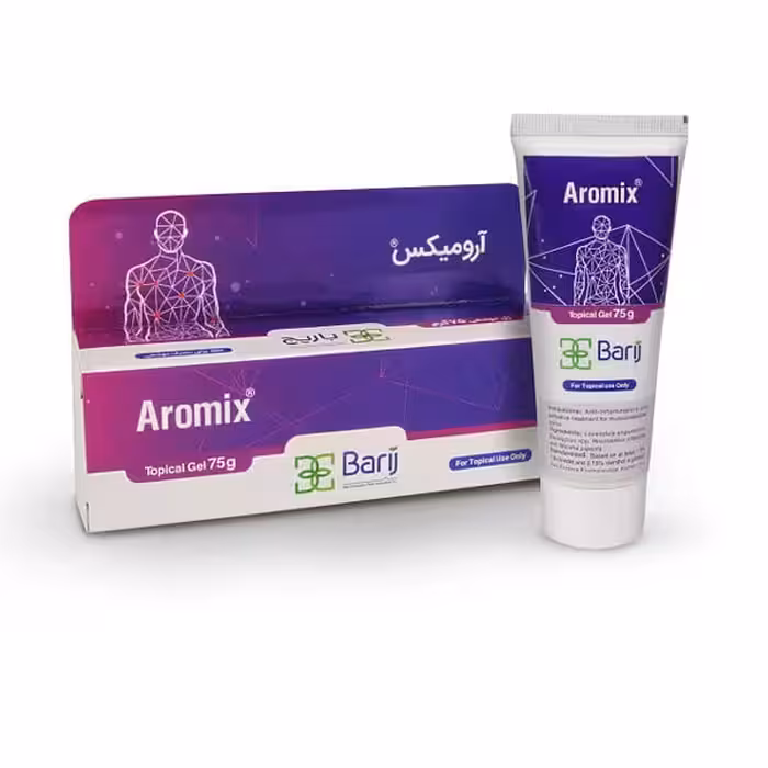 ژل موضعی آرومیکس باریج اسانس وزن 75 گرم