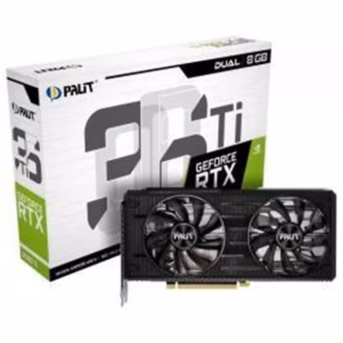 کارت گرافیک پلیت GeForce RTX 3060 Ti Dual 8G LHR