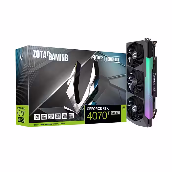 کارت گرافیک زوتاک GeForce RTX 4070 Ti SUPER AMP HOLO 16GB