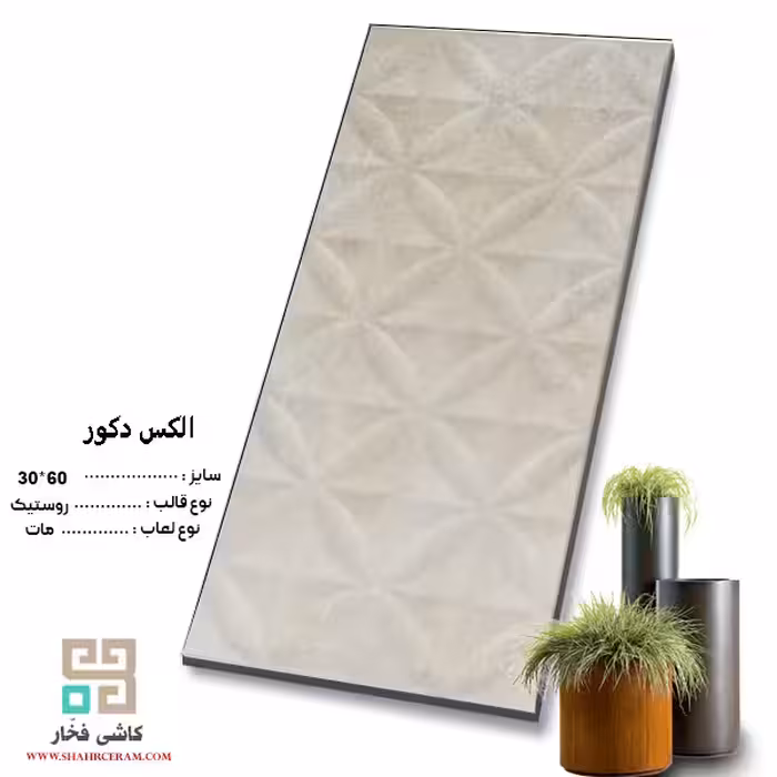سرامیک الکس دکور 60*30 کاشی فخار
