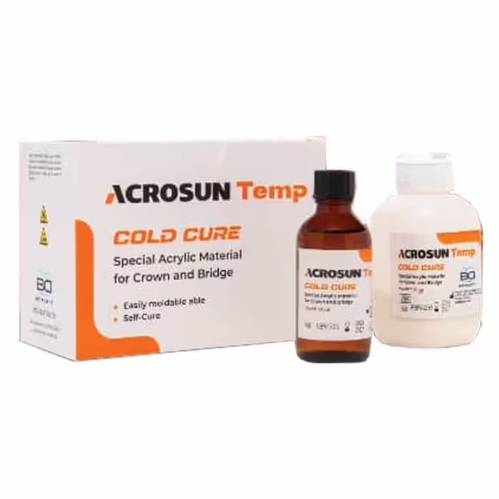 آکریل روکش موقت سلف کیور  Acrosun Temp