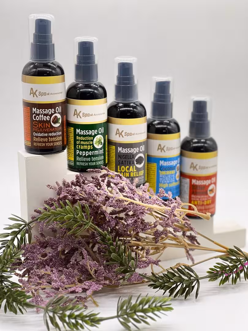 روغن ماساژ بدن حاوی عصاره بادام تلخ 110 میل ای کا AK