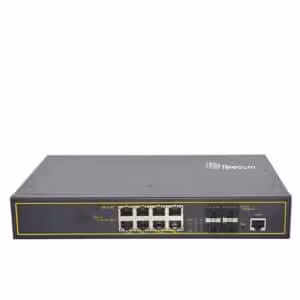 سوئیچ گیگ 8 پورت شبکه 4 پورت فیبر صنعتی مدیریتی