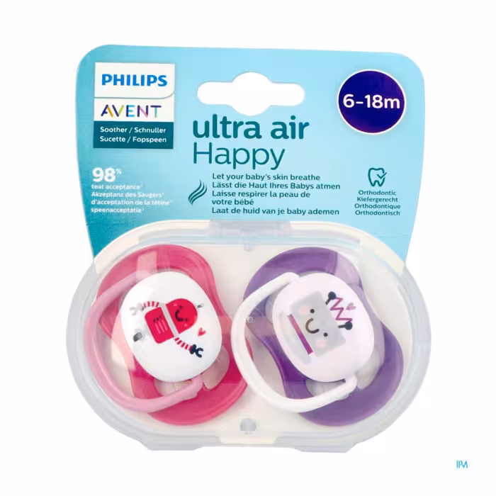 پستانک اونت اولترا ایر 18 – 6 ماه مدل SCF080/10