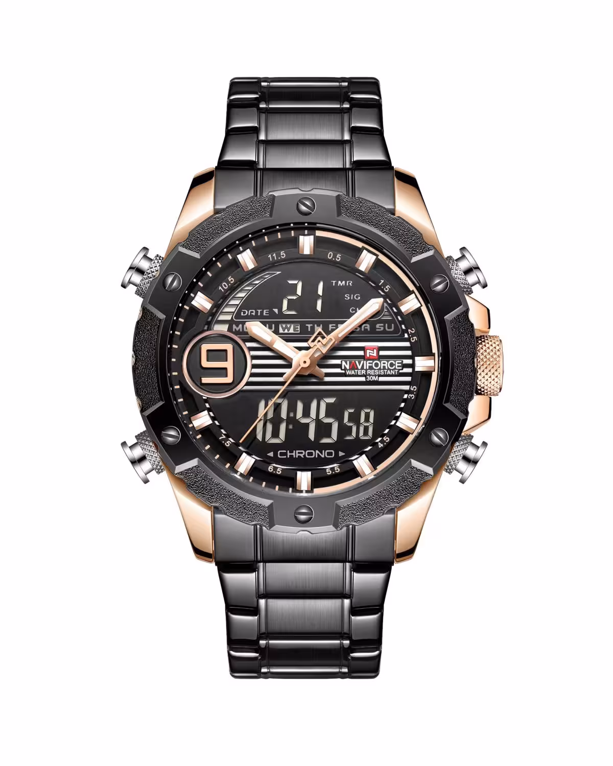 ساعت مچی مردانه ناوی فورس NAVIFORCE NF9146S RG/RG/B