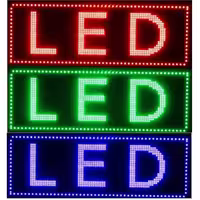 تابلو روان LED سایز 42X106 سانت CSA اصلی قرمز