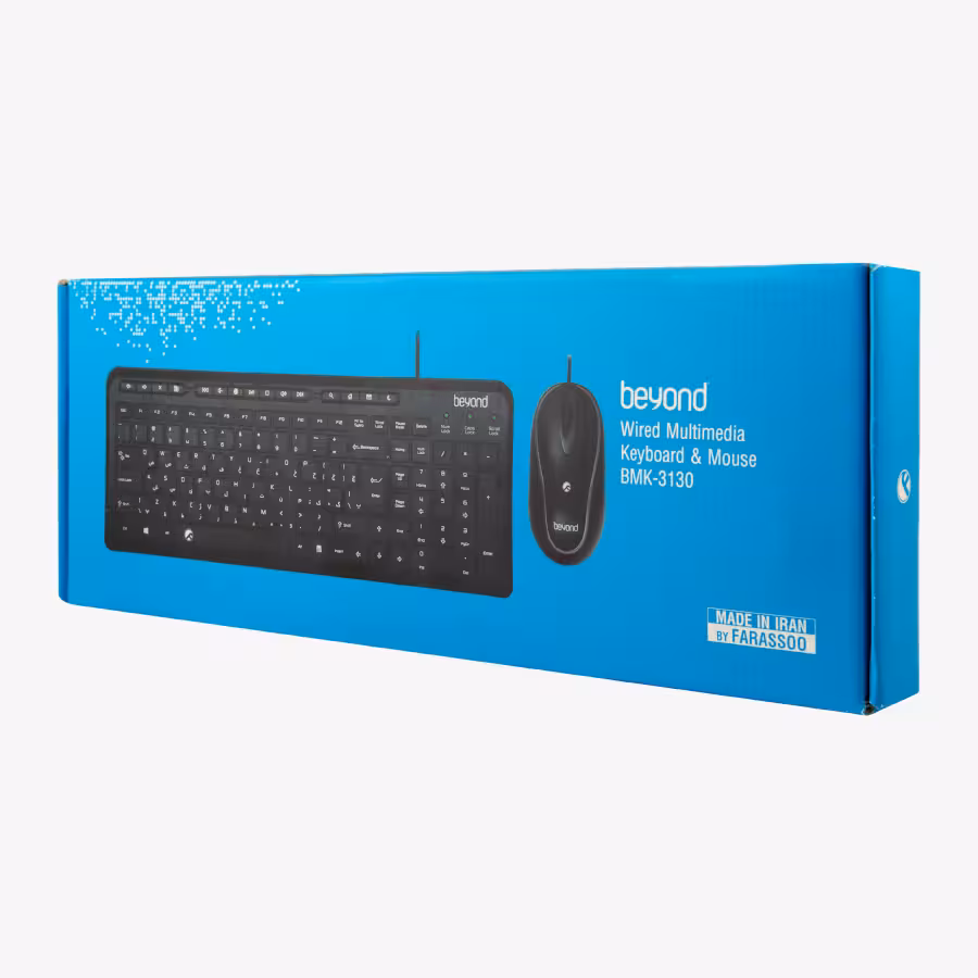 کیبورد و ماوس بیاند مدل BMK-3130 با سیم - آوین سرور