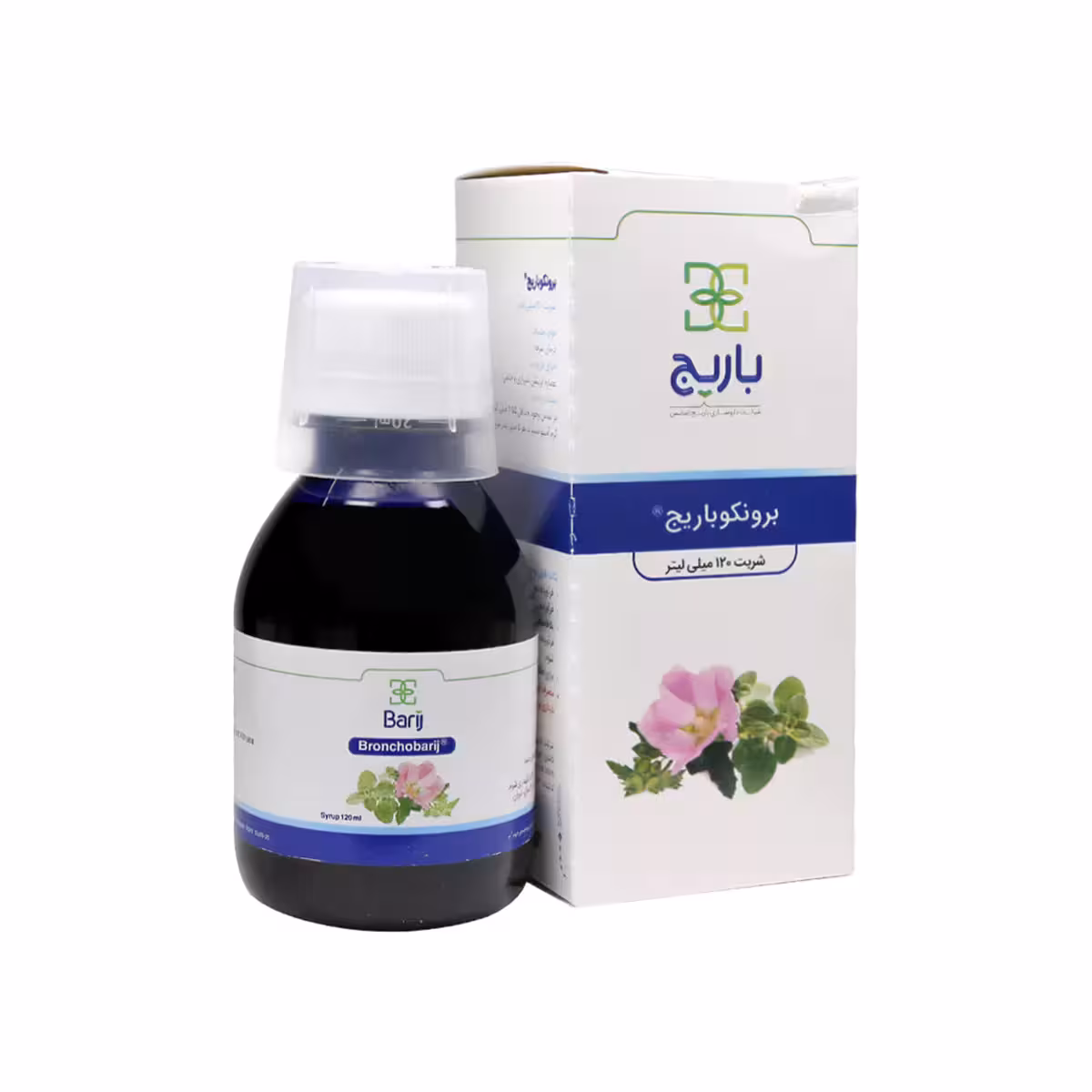 شربت برونکو حجم 120 میلی ‎لیتر باریج اسانس