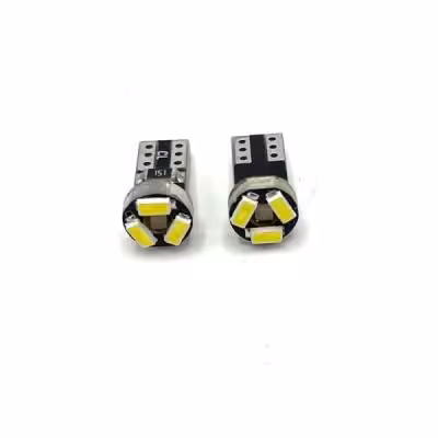 لامپ چراغ پلاک خودرو مدل 3 SMD بسته دو عددی