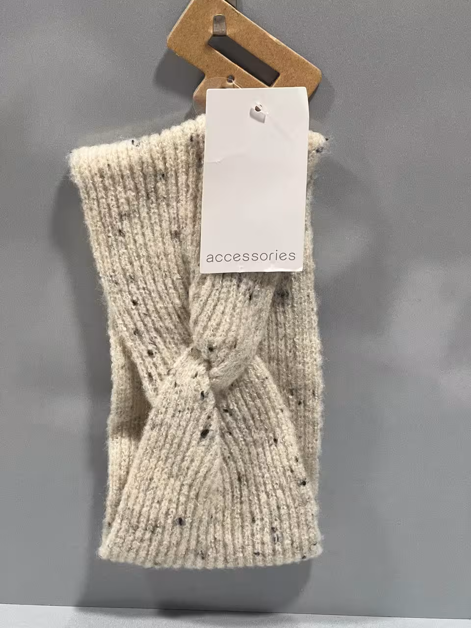 هدبند بافتنی پاییزی I am