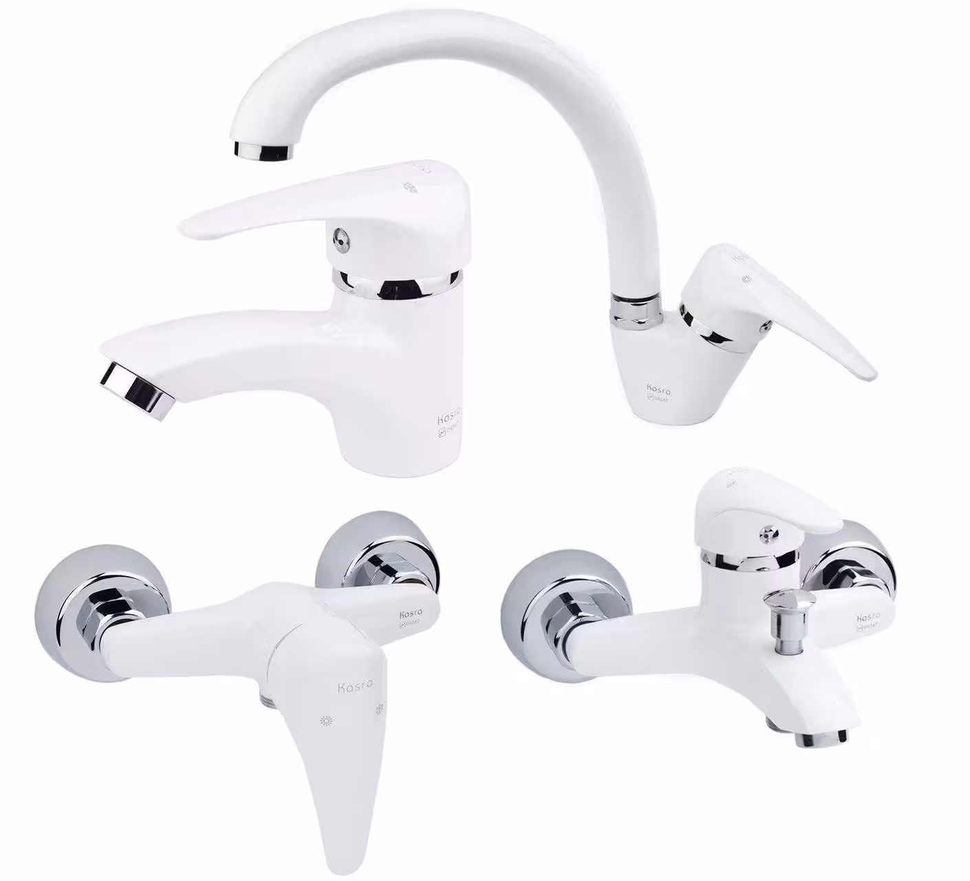 ست شیرآلات کسری مدل کارون سفید