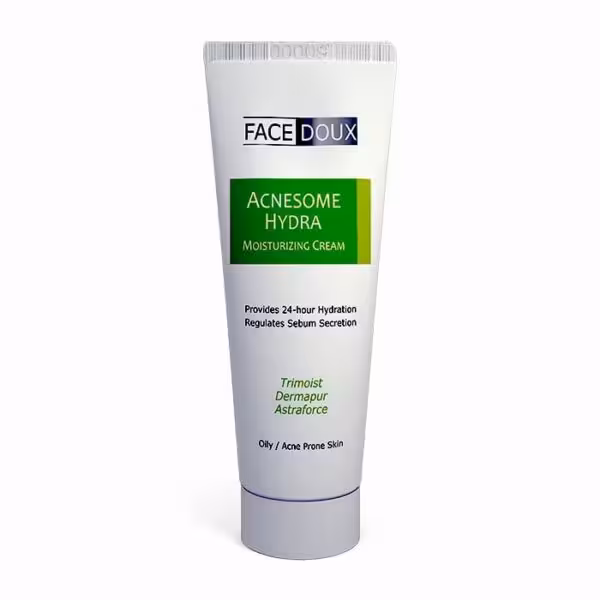 کرم مرطوب کننده پوست چرب فیس دوکس Face Doux Acnesome Hydra
