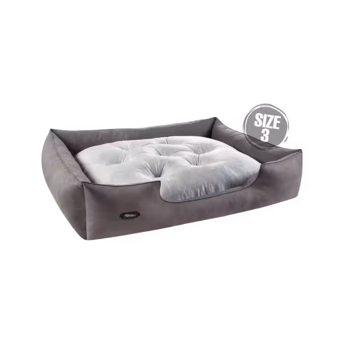 جای خواب مدل U VIP برند Ninapet نیناپت سایز 3 طوسی