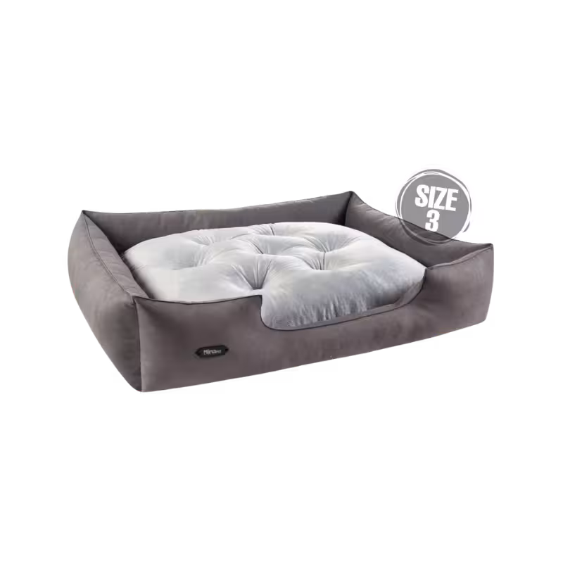 جای خواب مدل U VIP برند Ninapet نیناپت سایز 3 طوسی