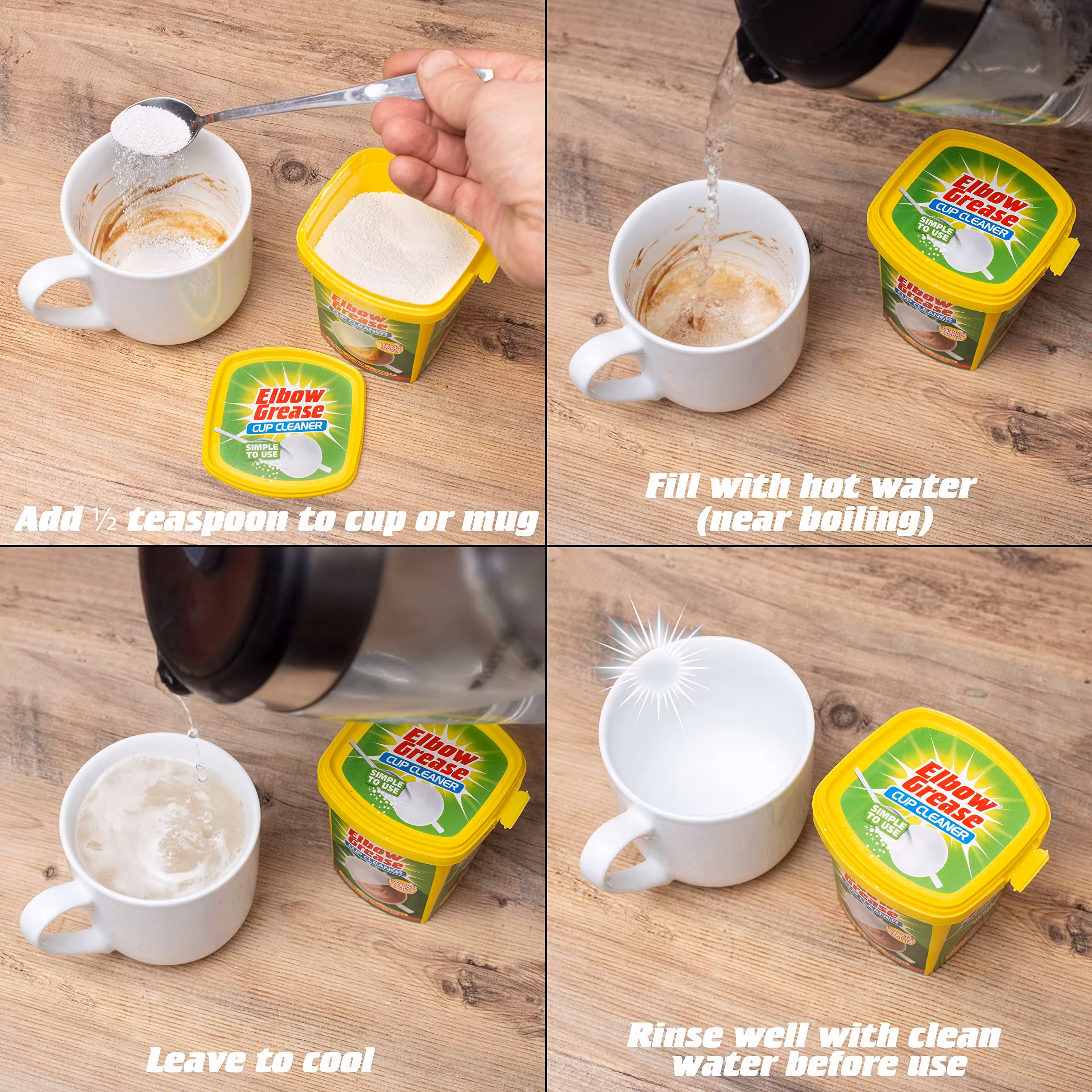 پاک کننده انواع لیوان البو گریس Elbow grease اروپایی 350 گرم