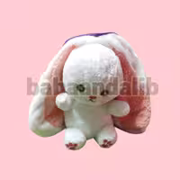 عروسک خرگوش سوپرایزی بنفش 30 سانتی متر