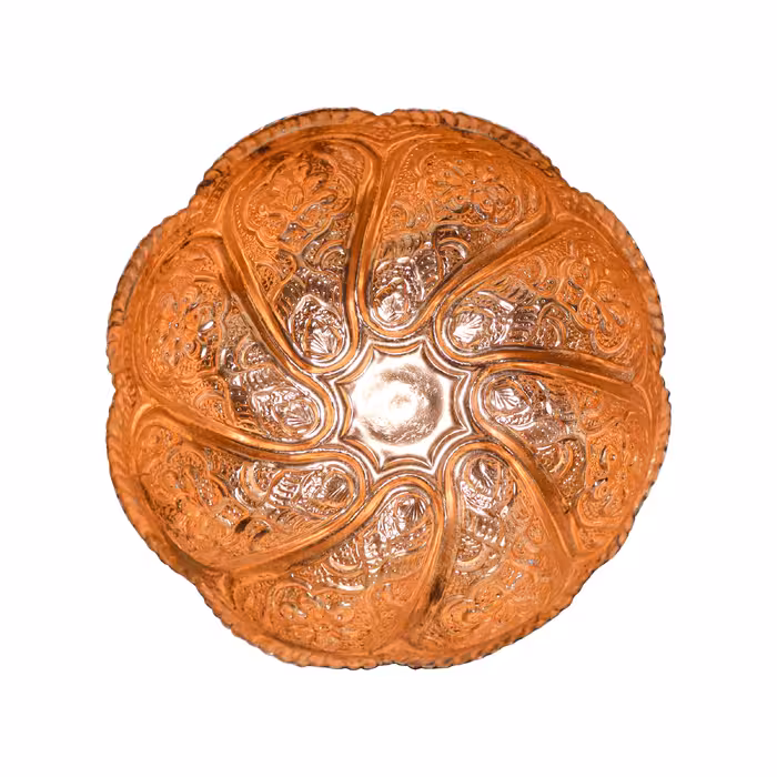 آجیل خوری قلمزنی مدل هشتگرد کد 20p20-2f4