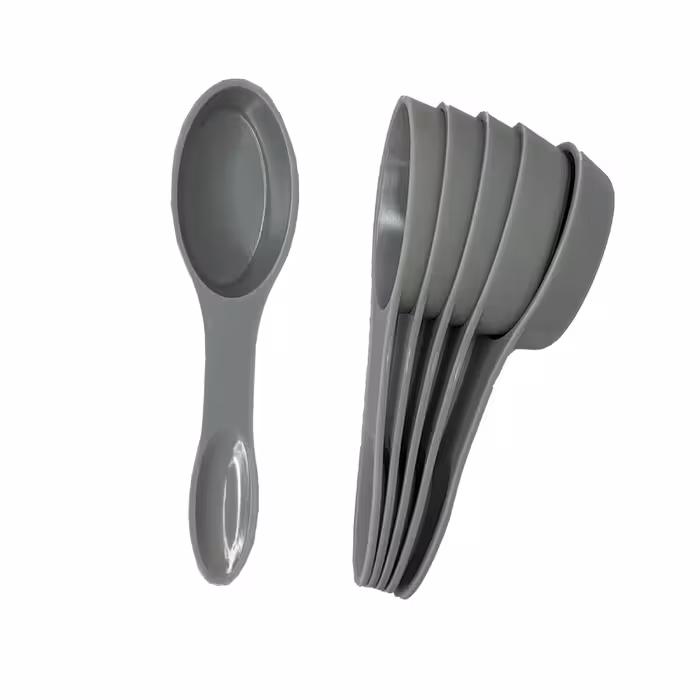 قاشق ادویه مدل پلاستیکی بسته 6 عددی