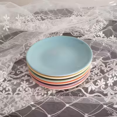 بشقاب غذاخوری مدل رنگی M1 بسته 6 عددی