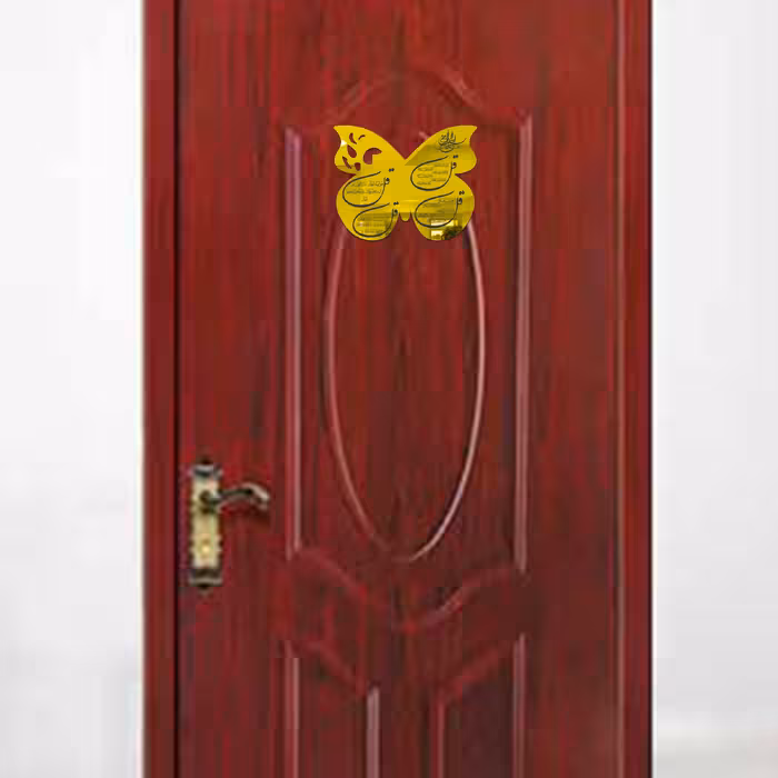 آینه دکوماتوس طرح چهارقل پروانه مدل IND111