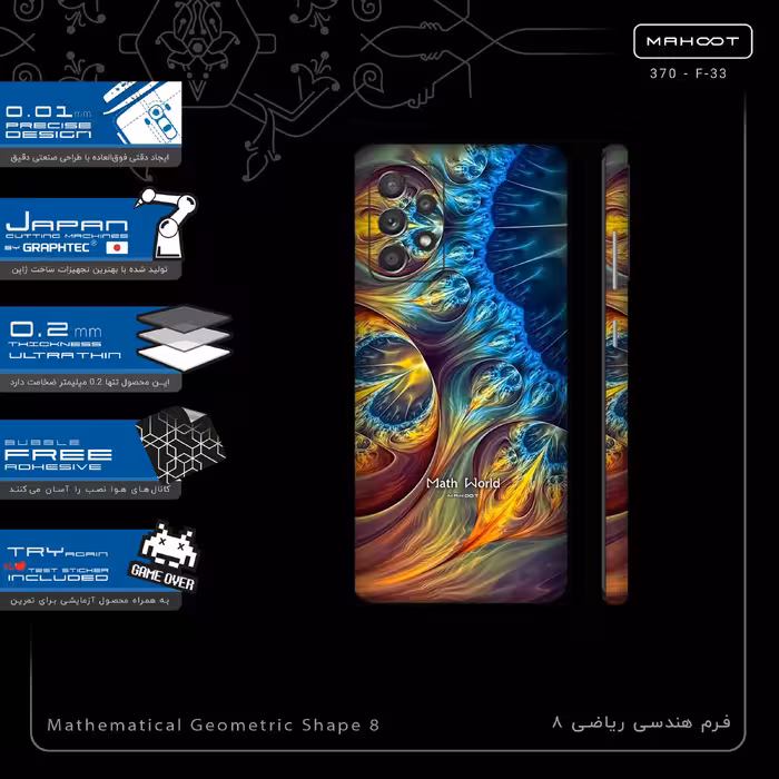 برچسب پوششی ماهوت مدل Mathematical Geometric Shape 8-FullSkin مناسب برای گوشی موبایل سامسونگ Galaxy A52s 5G