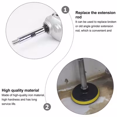 رابط افزایش طول شفت مینی فرز رزوه مدل M14 کد 50mm