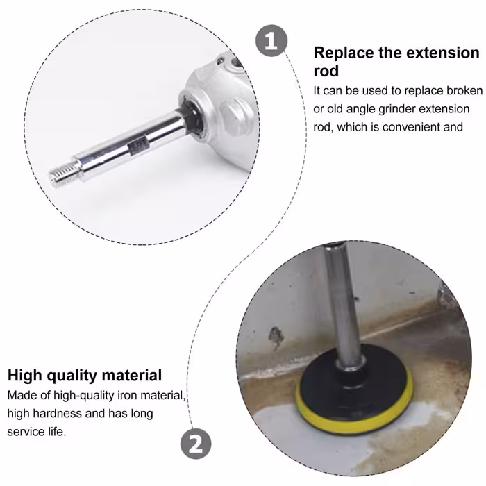 رابط افزایش طول شفت مینی فرز رزوه مدل M14 کد 50mm